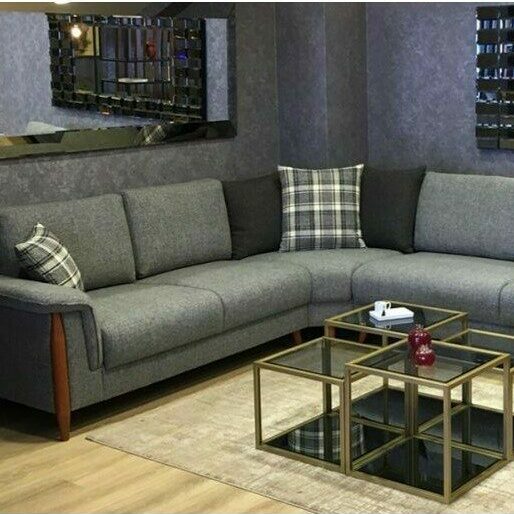 sofa corner set expandable to guest bed with storage place
