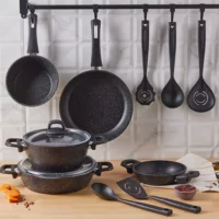 Emsan Harmony 13-Piece Cookware Set Black