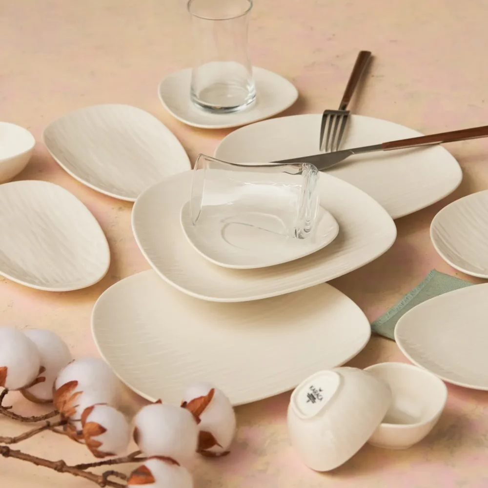 Karaca - Oyster 26-Piece 6-Person Breakfast Set