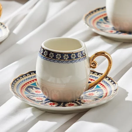Karaca Söğüt 6-Person Coffee Cup Set