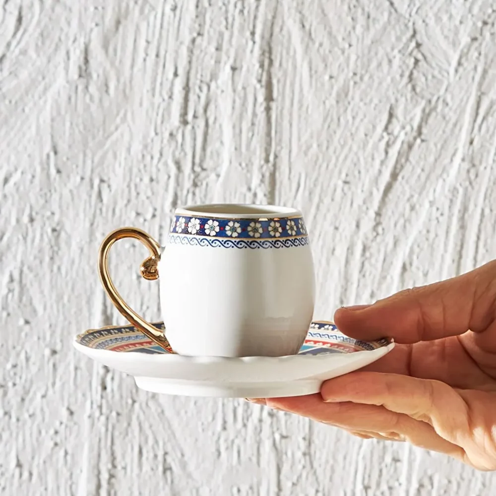 Karaca Söğüt 6-Person Coffee Cup Set