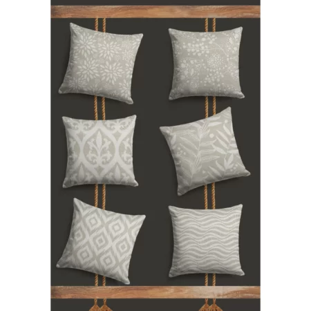 Kate Louise - 6-Piece Double-Sided Printed Cushion Cover Set