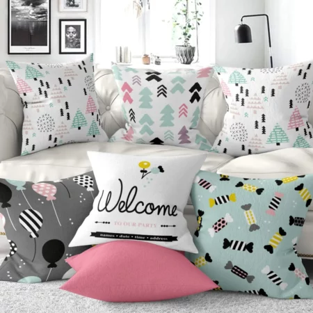 Kate Louise - 7 Piece Pillow Cover Set