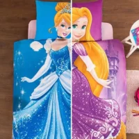 Özdilek - Licensed Double-Sided Duvet Cover Set Rapunzel Cinderella