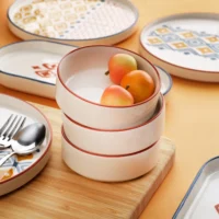 Schafer - Sunny 4-Person Breakfast Set, 10 Pieces, Orange