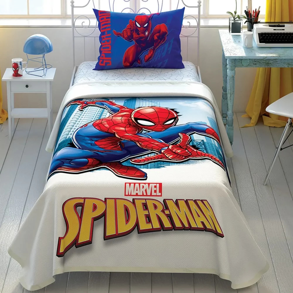 Tac - Spiderman Jump Single Licensed Pique Set