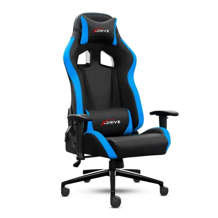 XDrive - 15-Piece Professional Gaming Chair Blue-Black