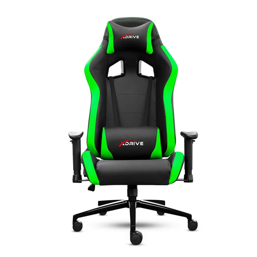 XDrive - 15-Piece Professional Gaming Chair Green-Black