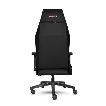 XDrive - Storm Massage Footrest Professional Gaming Chair Black