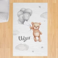 Bebemotto - Bear, Round Children's Room Rug